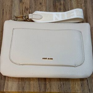 Anne Klein Ivory Wristlet Clutch
